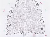 Pine Cone Coloring Page 22 A4 Pages Free Printable Giant Christmas Tree Coloring