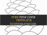 Pine Cone Coloring Page Free Pine Cone Template