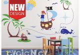 Pirate Wall Mural Wallpaper Pirates Wall Decals Kids Wall Decals Children Wall