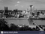 Pittsburgh Skyline Wall Mural Pittsburgh Black and White Stock S & Alamy