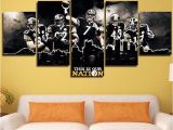 Pittsburgh Steelers Wall Murals Pittsburgh Steelers Nation 5 Pcs Paint Printed Sport Canvas