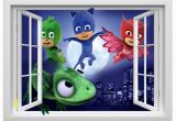 Pj Mask Wall Mural Pj Masks Wall Sticker Fnaf Decal Stickers Children Kids 3d Art Wall Decals 50cmx70cm Pj Masks Wall Decals Pj Masks Wall Decals