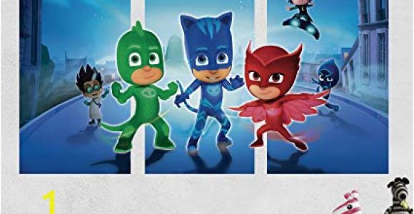 Pj Masks Wall Mural Amazon Pj Masks Gekko Catboy Owlette Battle 3d Sticker