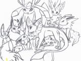 Pokemon Coloring Pages Eevee Evolutions together Coloring Pages Eevee Evolutions to Her Coloring Pages