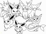 Pokemon Coloring Pages Eevee Evolutions together Cute Pokemon Eevee Drawings Sketch Coloring Page
