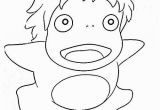 Ponyo Printable Coloring Pages Ponyo Coloring Pages Party Pinterest