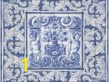 Portuguese Tile Murals Portuguese Traditional Clay Tiles Azulejos Mural Panel Flower