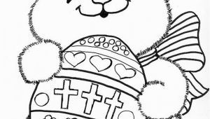 Preschool Easter Bunny Coloring Page Catholic Easter Bunny Coloring Page School Stuff