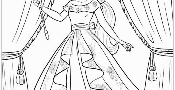 Princess Elena Of Avalor Coloring Pages Princess Elena Avalor Coloring Pages