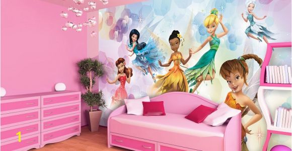 Princess Wall Mural Uk Disney Fairies Wall Murals for Girls