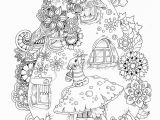 Printable Christmas Coloring Pages for Adults Nice Little town 6 Adult Coloring Book Coloring Pages Pdf