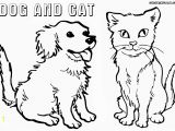 Printable Coloring Pages Dogs and Cats Cat and Dog Coloring Pages