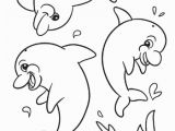 Printable Coloring Pages Dolphin Dolphins Coloring Page