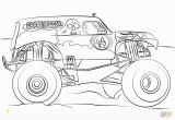 Printable Coloring Pages Monster Truck Best Monster Truck Coloring Pages Vector Drawing Art Library and