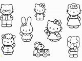 Printable Coloring Pages Of Hello Kitty and Friends Print Hello Kitty Friends and Family Coloring Pages or
