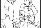 Printable Coloring Pages Of Jesus Feeding the 5000 Jesus Feeds the 5000 Coloring Page Multiplication Of