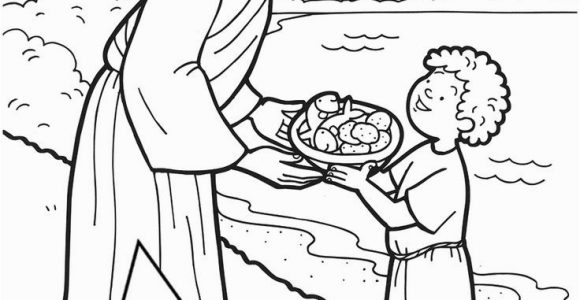 Printable Coloring Pages Of Jesus Feeding the 5000 Jesus Feeds the 5000 Mark 630 44 Pinner Has Nice Coloring