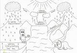 Printable Coloring Pages Of the Water Cycle Coloring Page Water Cycle Coloring Home