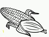 Printable Corn On the Cob Coloring Pages Corn the Cob Coloring Page
