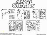 Printable Creation Day 1 Coloring Page Creation Story for Kids Coloring Pages