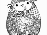 Printable Day Of the Dead Coloring Pages Day Of the Dead Pusheen Fan Art by Lxoetting On Deviantart