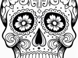 Printable Day Of the Dead Coloring Pages Dia De Los Muertos Colouring Pages