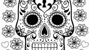 Printable Day Of the Dead Coloring Pages Free Printable Day Of the Dead Coloring Pages