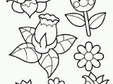 Printable Flower Coloring Pages for Kids Printable Spring Flower Coloring Pages Coloring Home