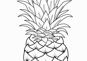 Printable Fruit Coloring Pages Pineapple Fruit Coloring Pages for Students