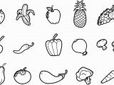 Printable Fruits and Vegetables Coloring Pages Fruits and Ve Ables Coloring Pages Coloring Pages