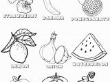 Printable Fruits and Vegetables Coloring Pages Ve Ables and Fruits Coloring Pages