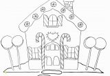 Printable Gingerbread House Coloring Pages Free Printable Gingerbread House Coloring Pages for Kids