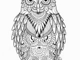 Printable Owl Coloring Pages for Adults Owl Coloring Pages for Adults Free Detailed Owl Coloring