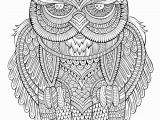 Printable Owl Coloring Pages for Adults Peaceful Owl Owls Adult Coloring Pages