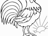 Printable Rooster Coloring Pages Free Coloring Hen – Pusat Hobi