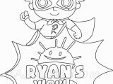 Printable Ryan S World Coloring Pages Ryan S World Coloring Pages