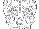 Printable Skeleton Coloring Pages Calavera Sugar Skull Coloring Page From Sugar Skulls