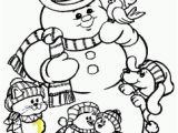 Printable Snowman Coloring Pages Christmas Coloring Pages