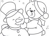 Printable Snowman Coloring Pages Happy In Snow Day Coloring Pages Winter Coloring Pages