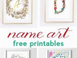 Printable Wall Murals Free Name Art and Alphabet Printables Free Printable Art