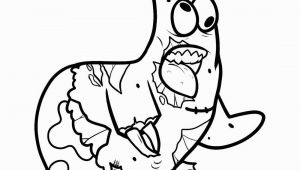Printable Zombie Coloring Pages 11 Pics Of Easy Zombie Coloring Page Zombie Spongebob