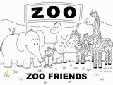 Printable Zoo Animals Coloring Pages Free Zoo Coloring Page with Images