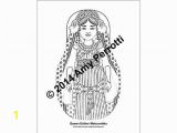 Queen Esther Coloring Pages Printable Queen Esther Matryoshka Coloring Sheet Pdf by Amyperrotti On