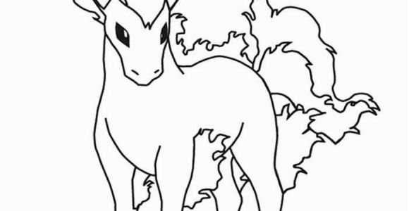 Rainbow Rangers Coloring Pages Ponyta Pokemon Coloring Page