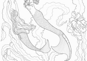Realistic Mermaid Coloring Pages for Adults Mermaid Adult Coloring Pages at Getdrawings