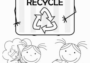 Recycling Coloring Pages Activity Kid Color Pages Earth Day for Girls
