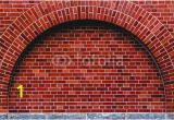 Red Brick Wall Mural Arch Od Red Brick Wall Artistic Background Regular Texture