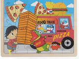 Red Titan Ryan Coloring Page Ryan S World Food Truck 24 Piece Wooden Jigsaw Puzzle