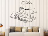 Relaxing Wall Murals Vinyl Wall Decal Spa Beauty Salon Massage Relax Stickers Mural