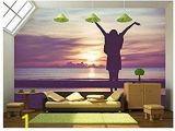 Removable Wall Mural Self Adhesive Large Wallpaper Amazon Wall26 Woman Spreading Hands with Joy and